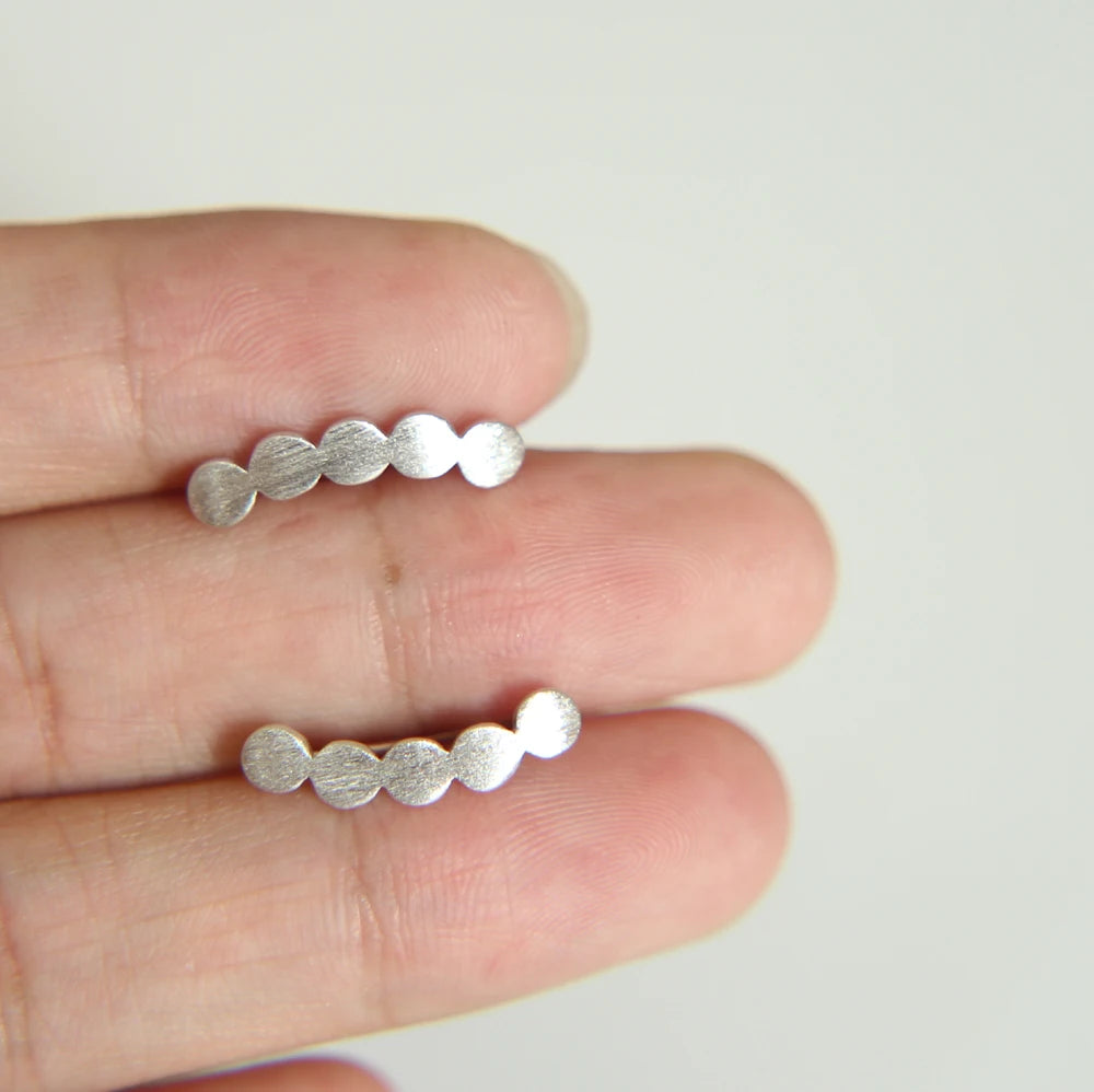 Romantic Minimalist Silver Earrings – Perfect Gift for Her