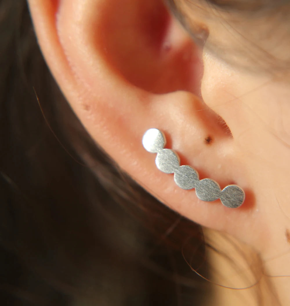 Romantic Minimalist Silver Earrings – Perfect Gift for Her