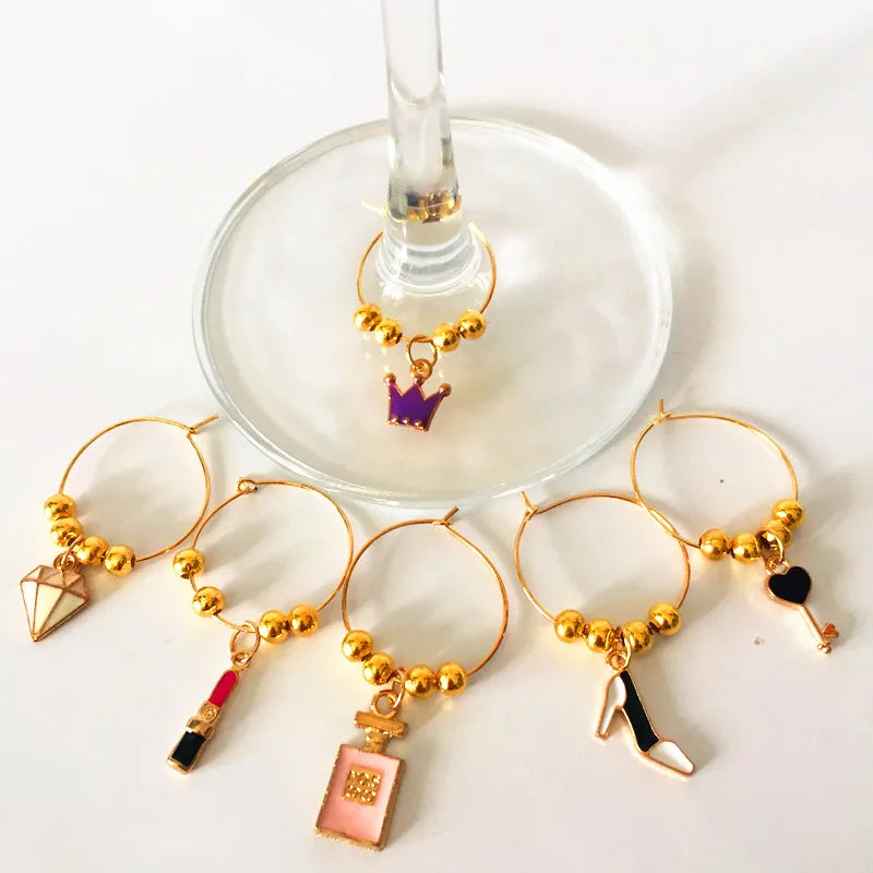 ✨Luxury Golden Charm Set – 6pcs Romantic Edition