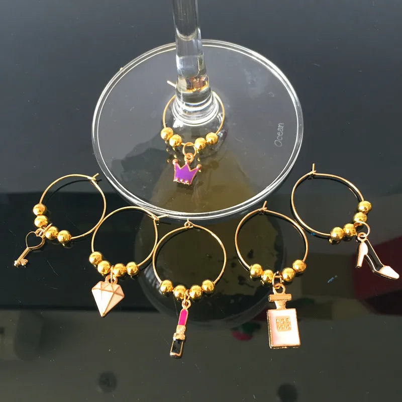 ✨Luxury Golden Charm Set – 6pcs Romantic Edition