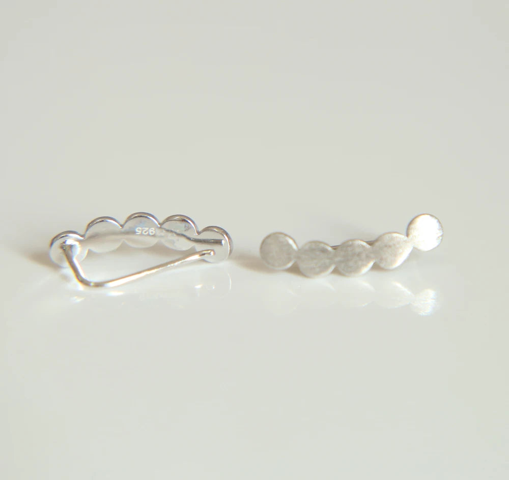 Romantic Minimalist Silver Earrings – Perfect Gift for Her