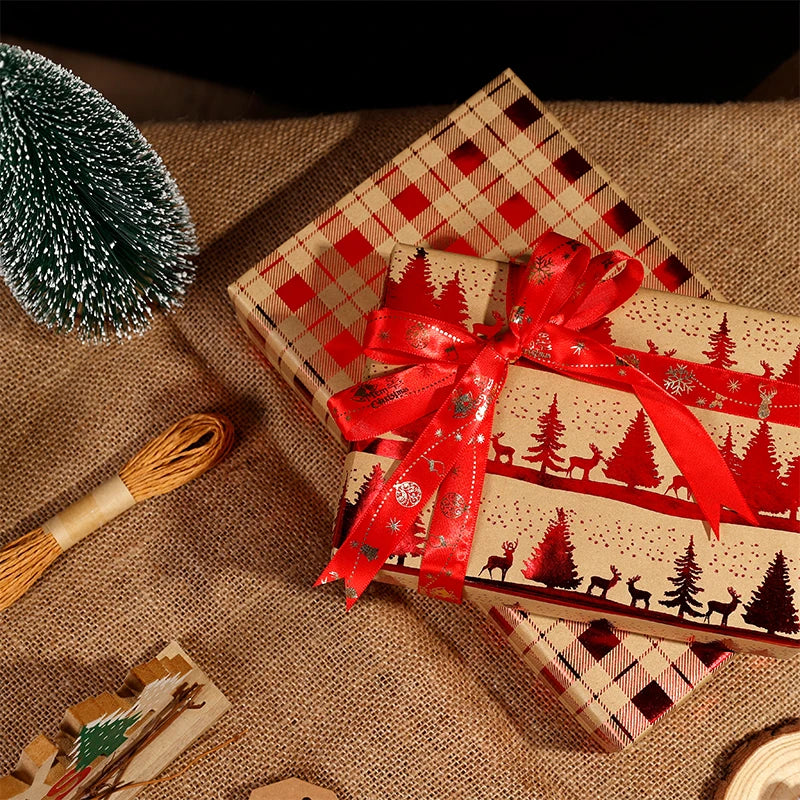 Christmas Gift Wrapping Paper Roll – Festive Holiday Design