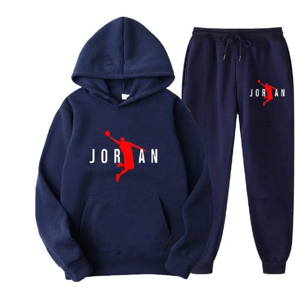 Premium Fleece Hoodie &amp; Sweatpants Set – Winter Comfort Men's Tracksuit