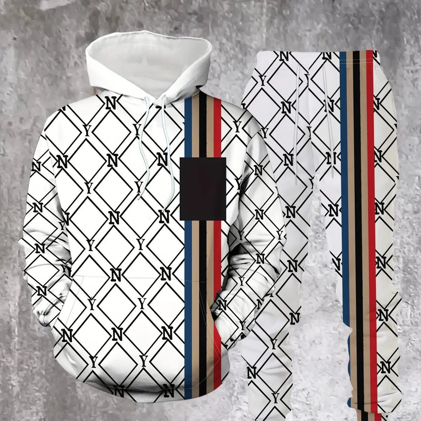 2025 Men's Designer Tracksuit – Premium Spring/Fall Two-Piece Set