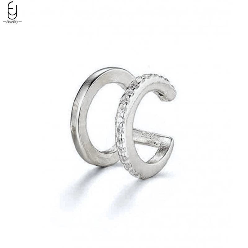 ✨Minimalist 24K Gold-Plated Ear Cuff – No Piercing Needed