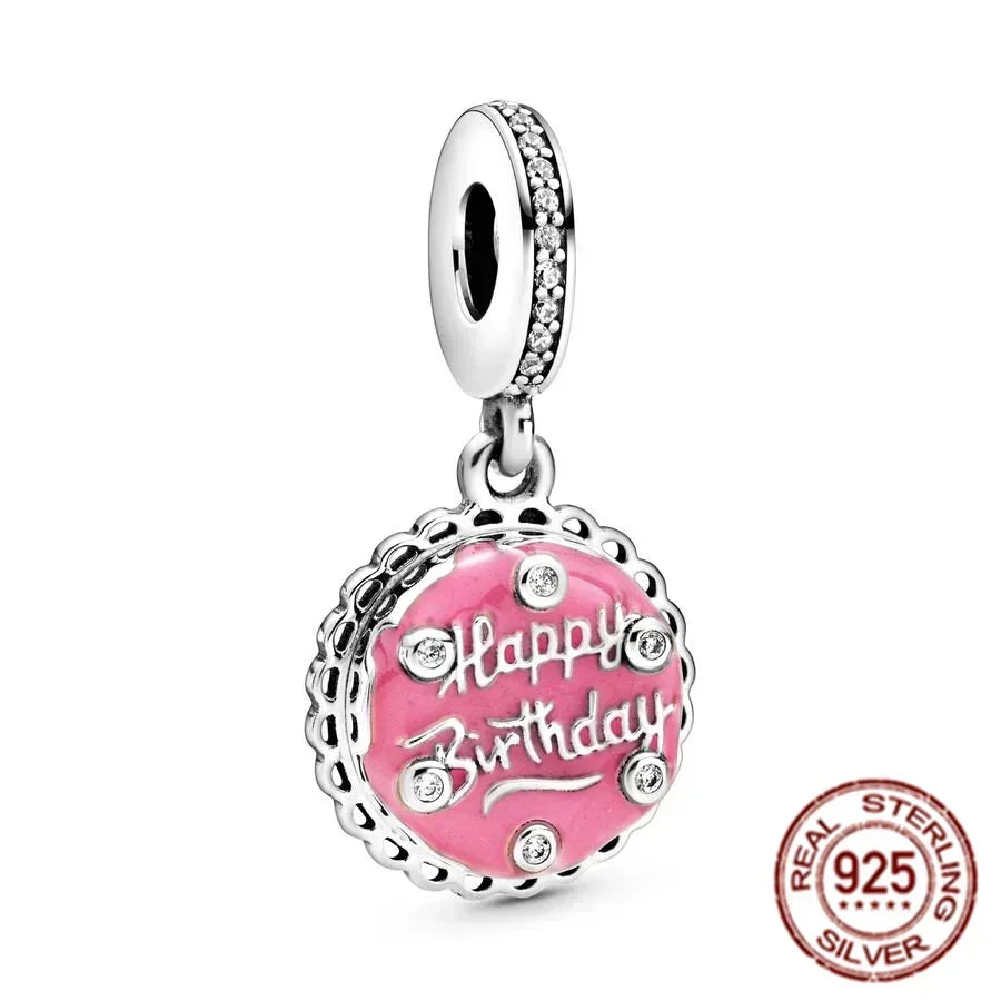925 Sterling Silver Pink Love Potion Charm – Premium Sparkling Beads
