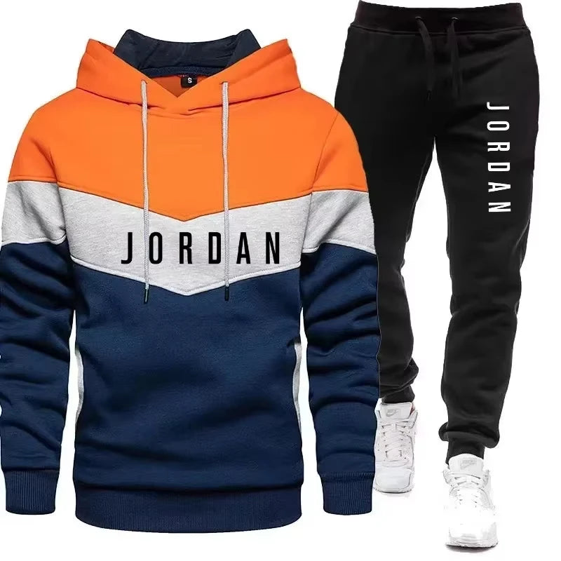 Men's Colorblock Jogging Set