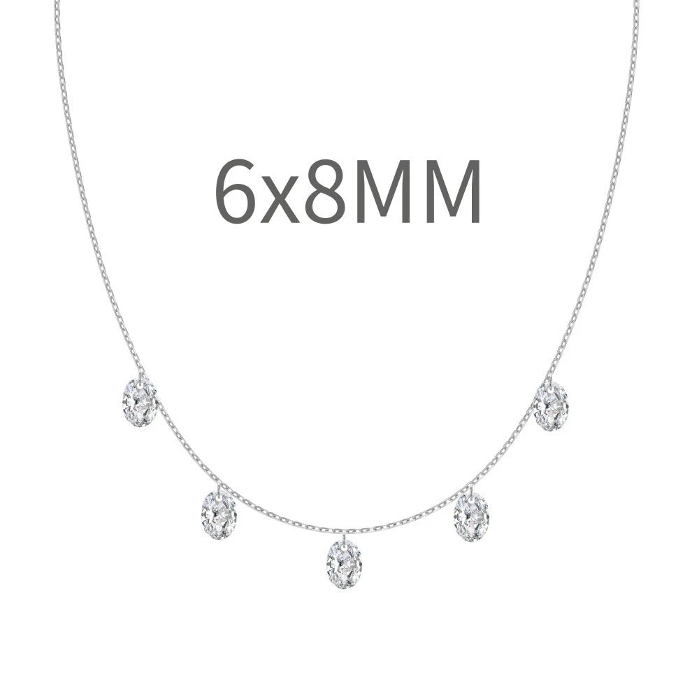 ✨ 925 Sterling Silver Sparkling Link Necklace