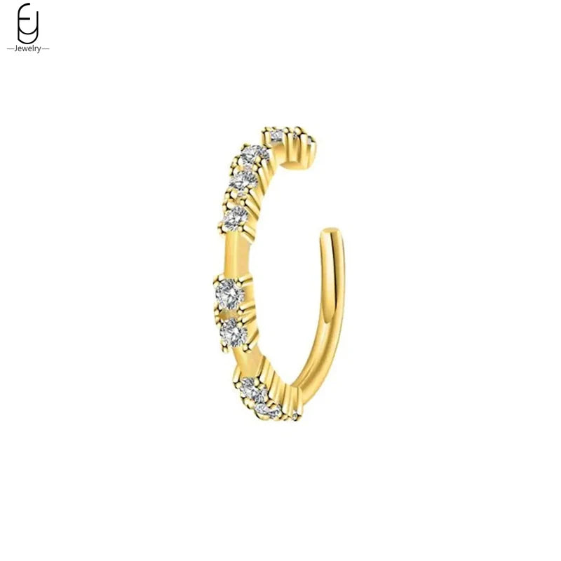 ✨Minimalist 24K Gold-Plated Ear Cuff – No Piercing Needed