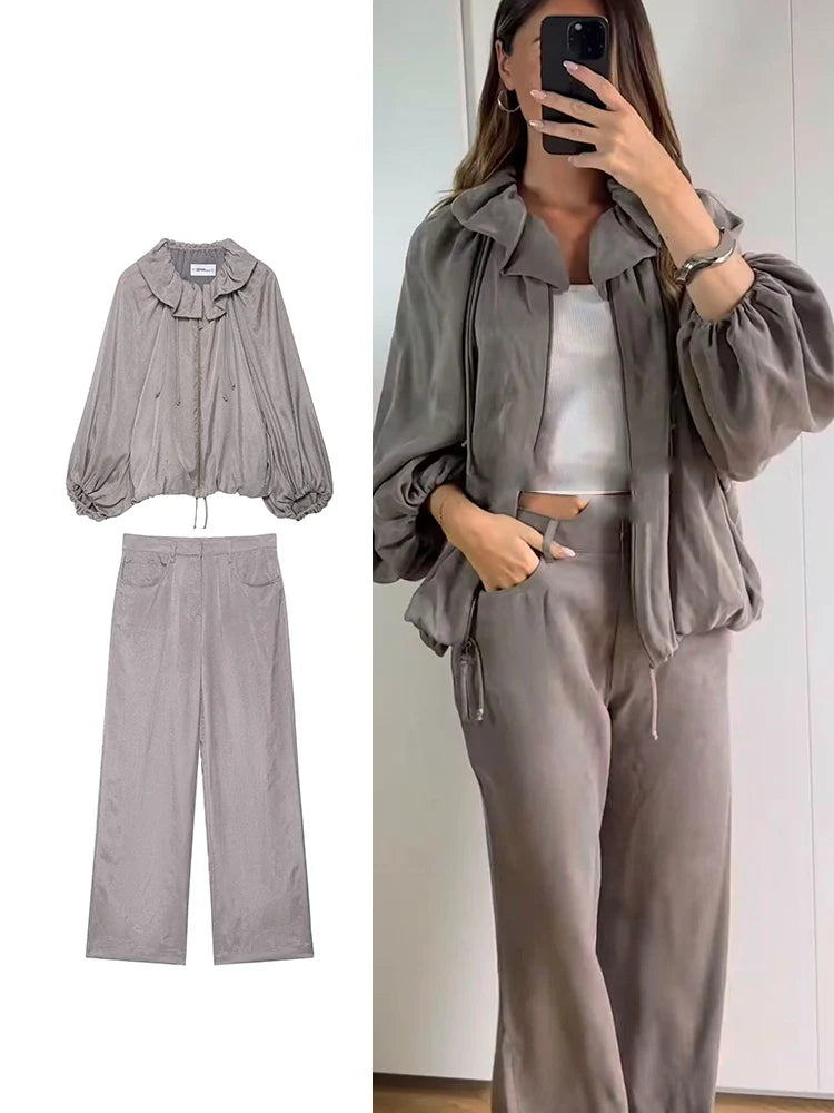 Women’s Casual Loose Pants Set