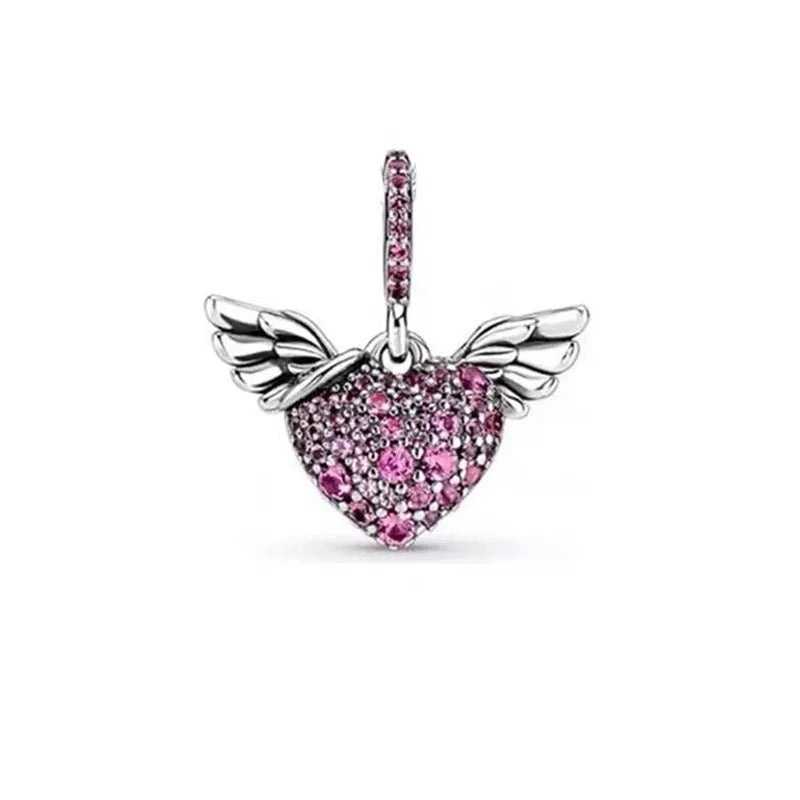 Pink Regal Crown DIY Charms – Universal Fit for Bracelets &amp; Necklaces