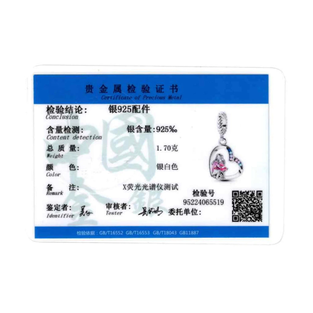 925 Sterling Silver Pink Love Potion Charm – Premium Sparkling Beads