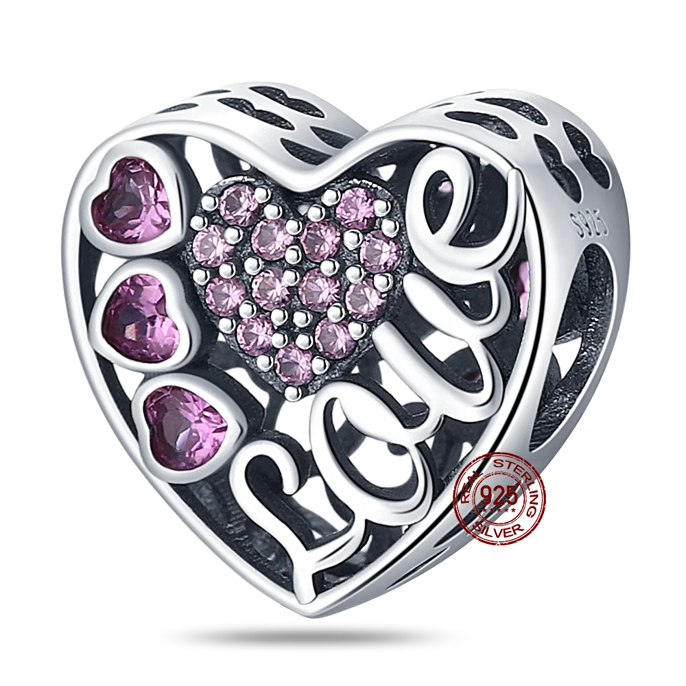925 Sterling Silver Charm Beads – Fits Pandora Bracelets