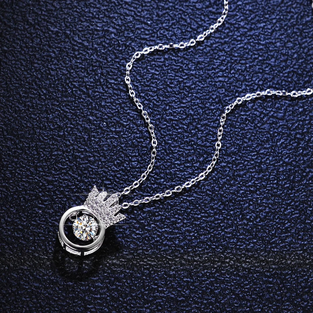 ✨Platinum Pt950 Moissanite 0.5ct Pendant