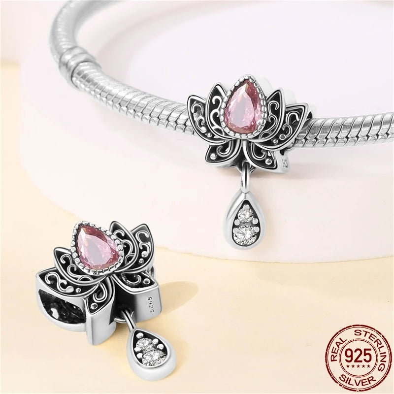 925 Sterling Silver Charm Beads – Fits Pandora Bracelets