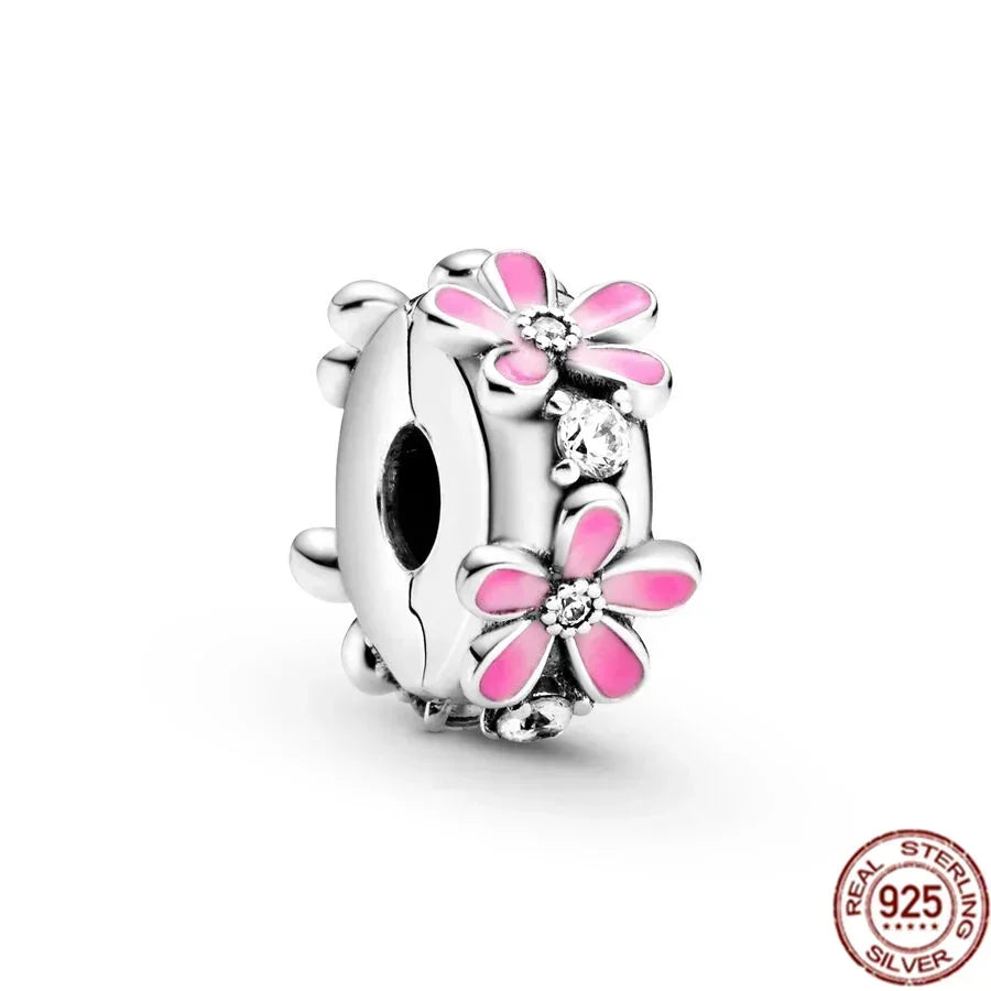 925 Sterling Silver Pink Love Potion Charm – Premium Sparkling Beads