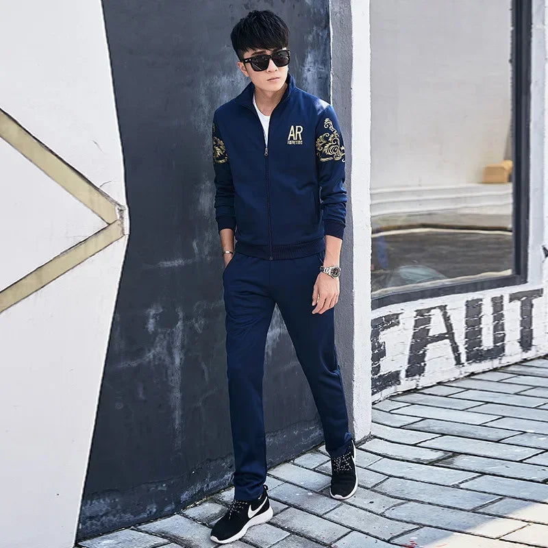 Men's Plus Size 5XL–6XL Premium Tracksuit | Autumn &amp; Winter Set