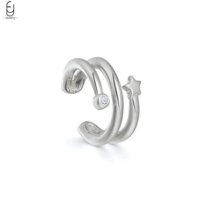 ✨Minimalist 24K Gold-Plated Ear Cuff – No Piercing Needed