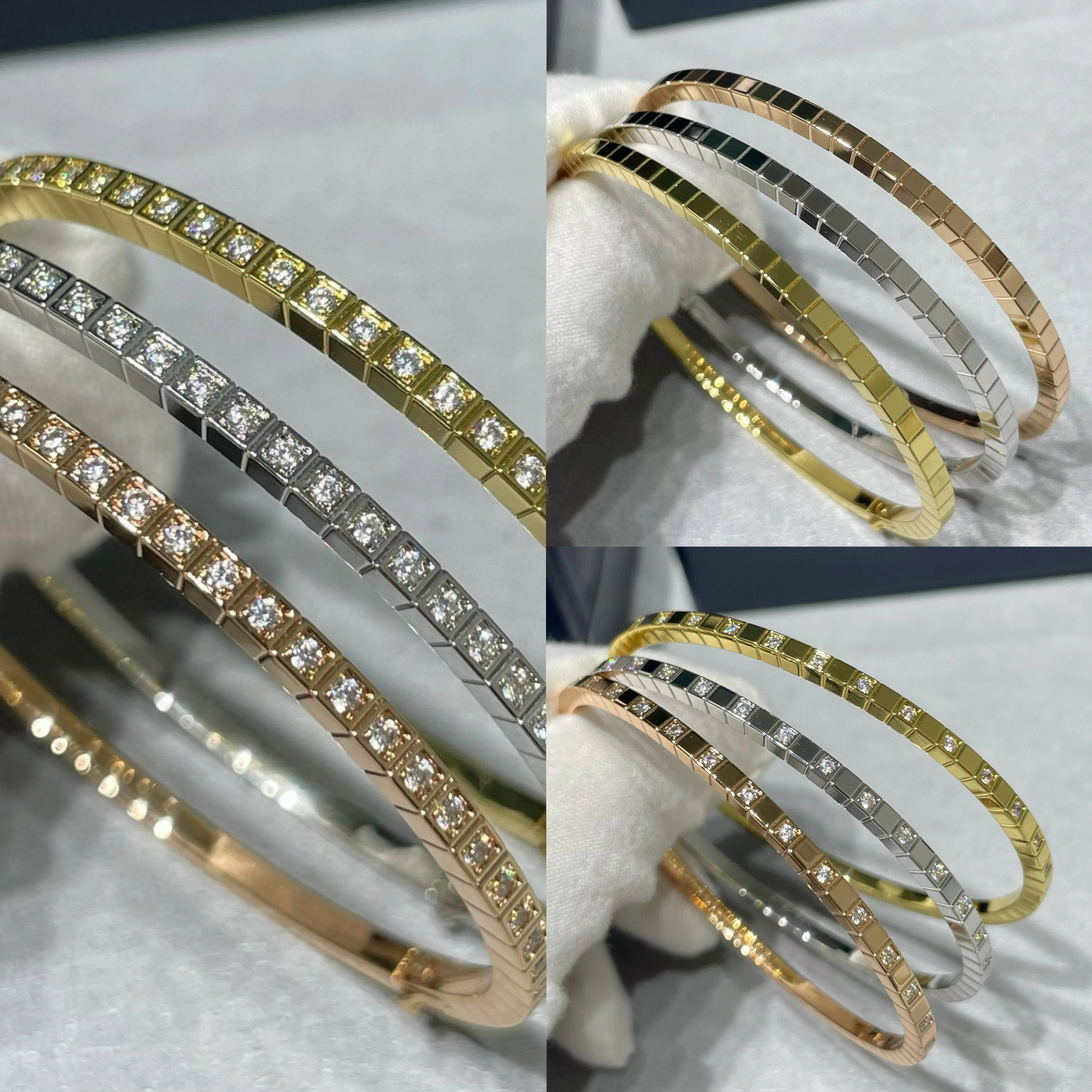 ✨2025 Gold-Filled Iced Bangle Bracelet