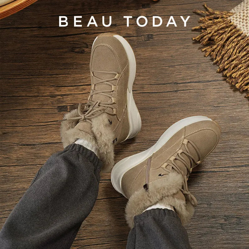 ✨ Luxe Winter Snow Boots