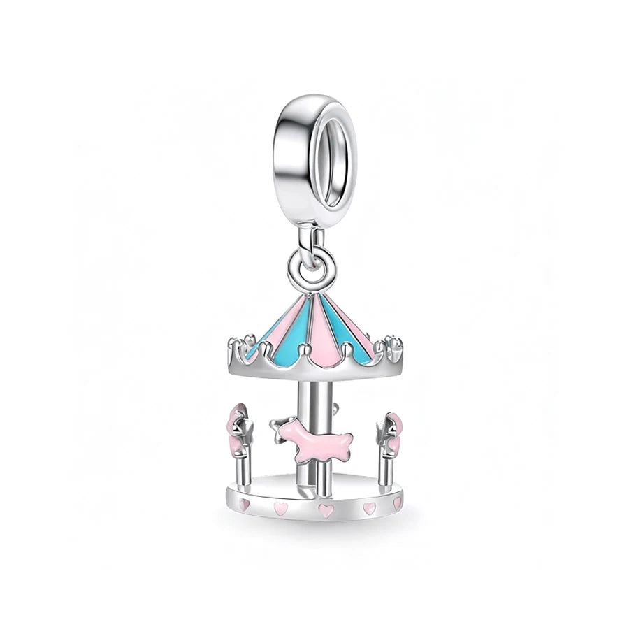Pink Regal Crown DIY Charms – Universal Fit for Bracelets &amp; Necklaces