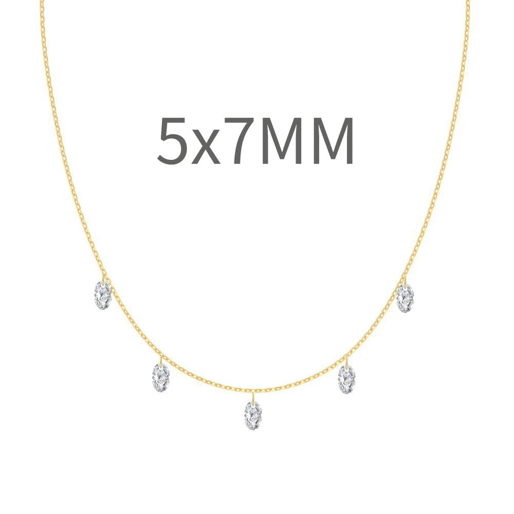 ✨ 925 Sterling Silver Sparkling Link Necklace