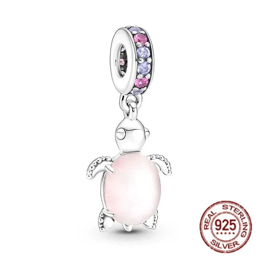 925 Sterling Silver Pink Love Potion Charm – Premium Sparkling Beads