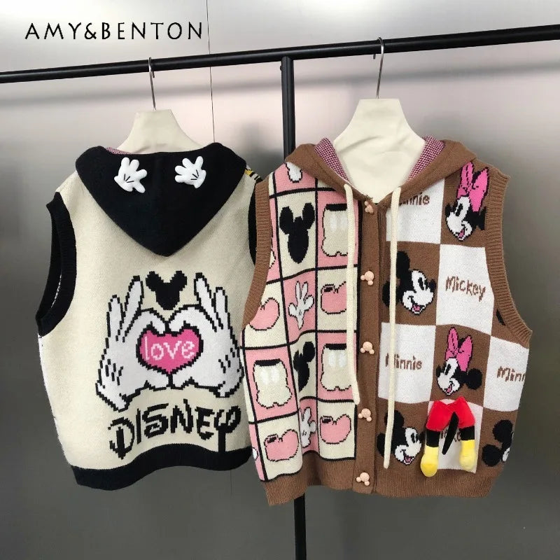 Women's Retro Japanese Cartoon Hoodie – Autumn Style