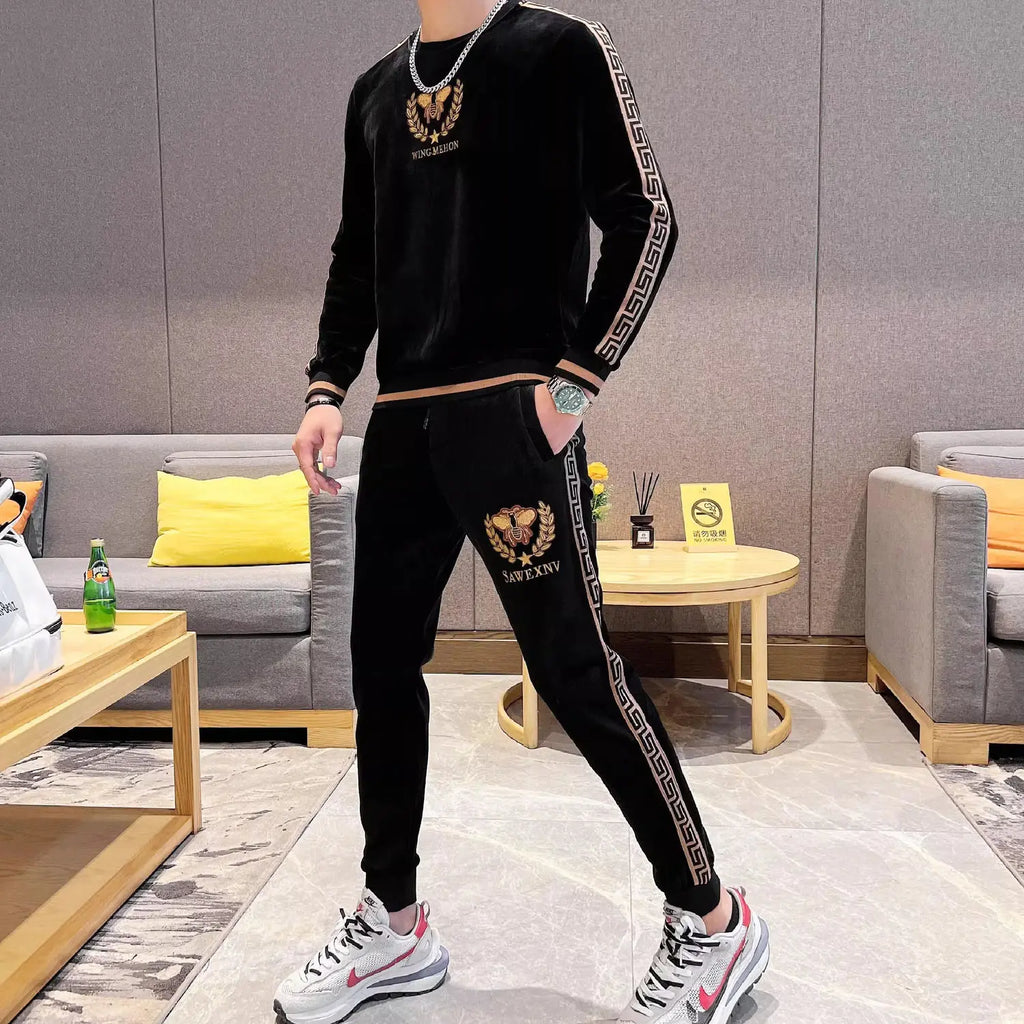 Men's Luxury Casual Summer Tracksuit – 2-Piece Set