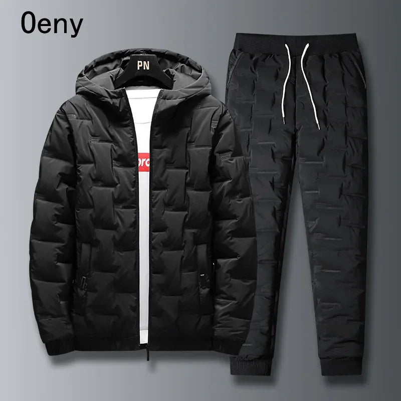 🔥 Men’s Premium Winter 3-Piece Set (Jacket + Vest + Pants)