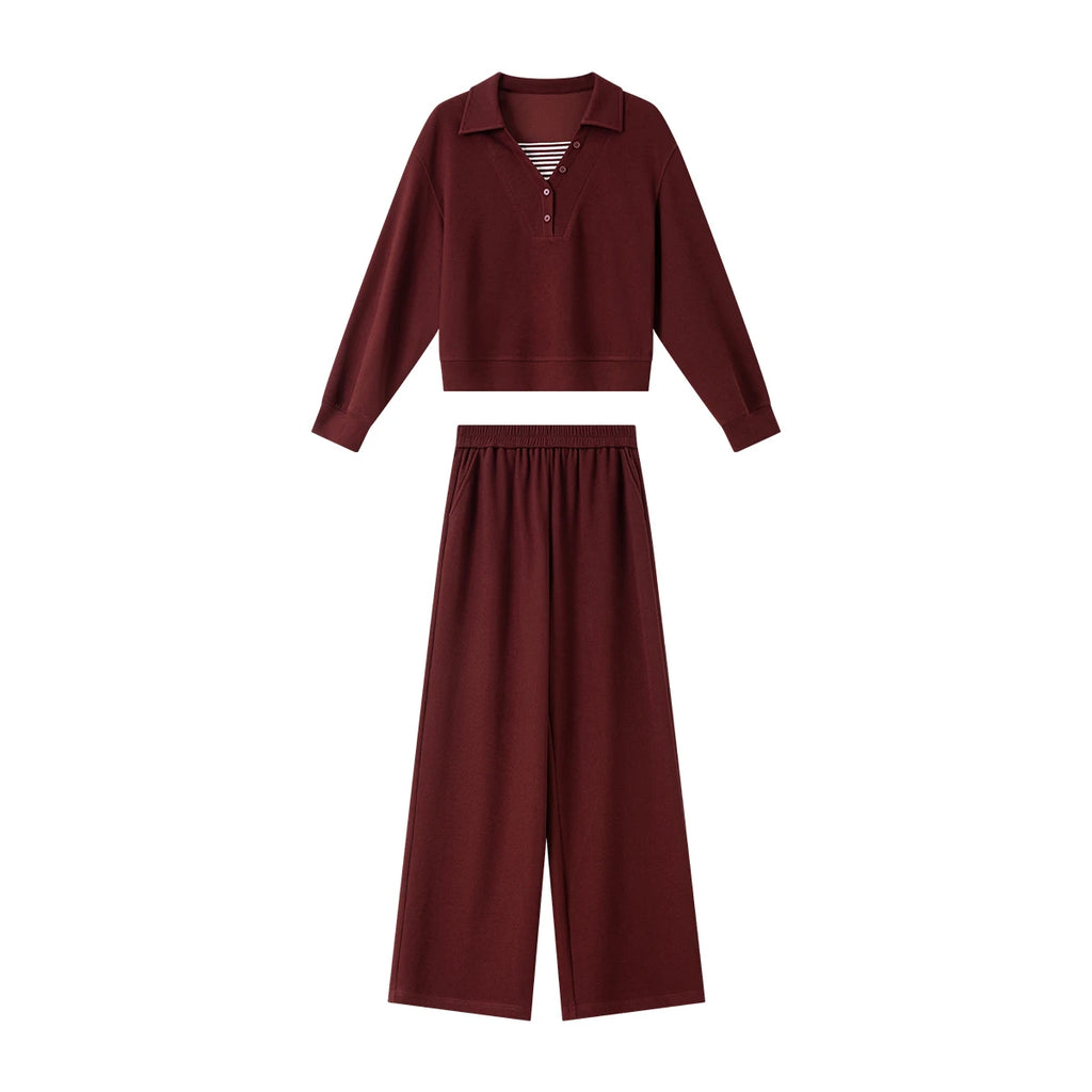 Women's Luxe Autumn Trouser Set