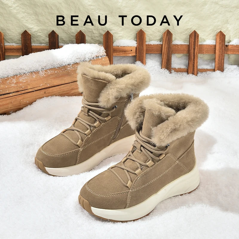 ✨ Luxe Winter Snow Boots