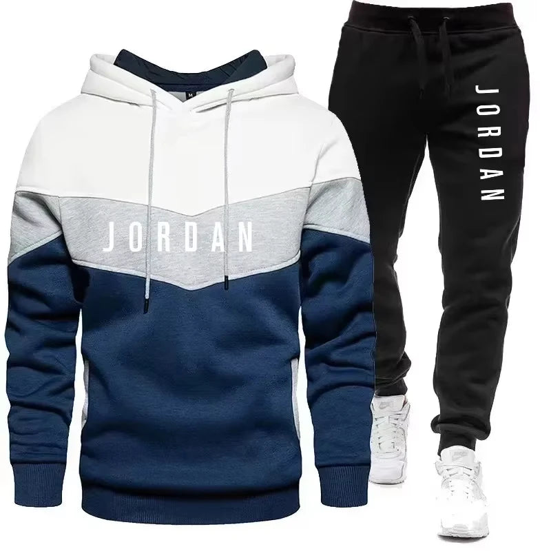 Men's Colorblock Jogging Set