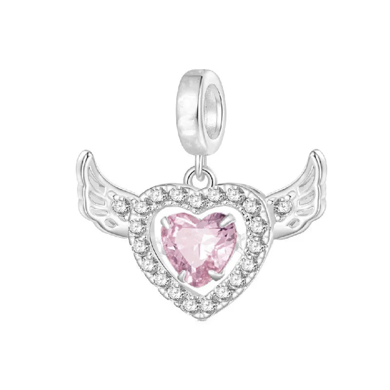 Pink Regal Crown DIY Charms – Universal Fit for Bracelets &amp; Necklaces