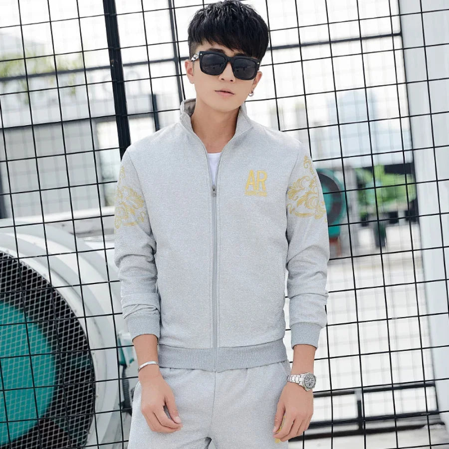 Men's Plus Size 5XL–6XL Premium Tracksuit | Autumn &amp; Winter Set