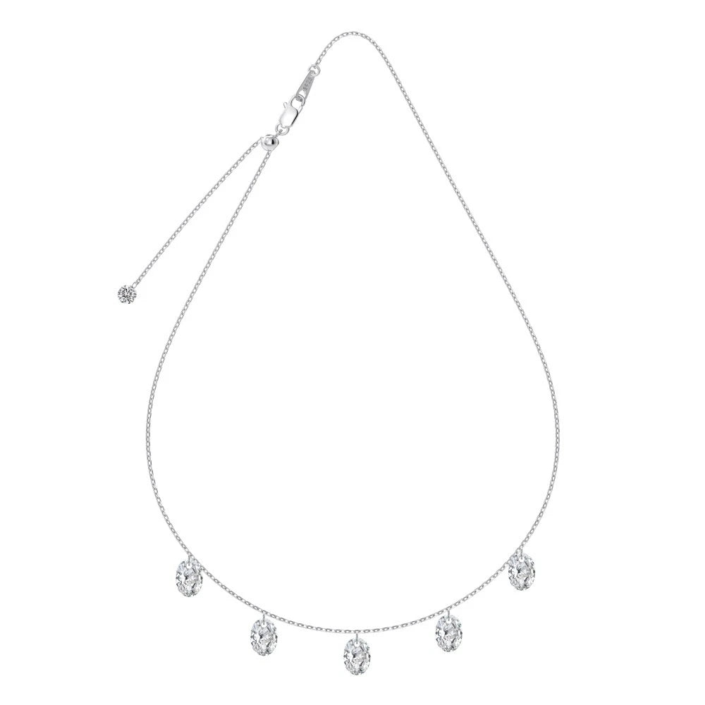 ✨ 925 Sterling Silver Sparkling Link Necklace