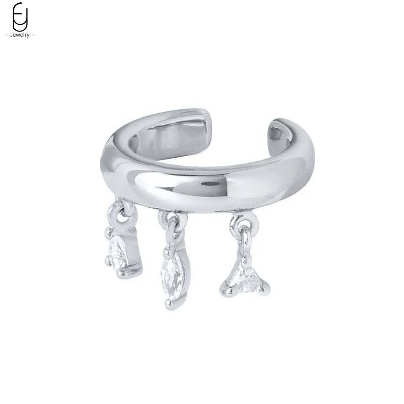 ✨Minimalist 24K Gold-Plated Ear Cuff – No Piercing Needed