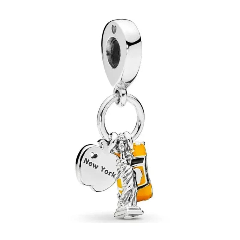 925 Sterling Silver Pink Love Potion Charm – Premium Sparkling Beads