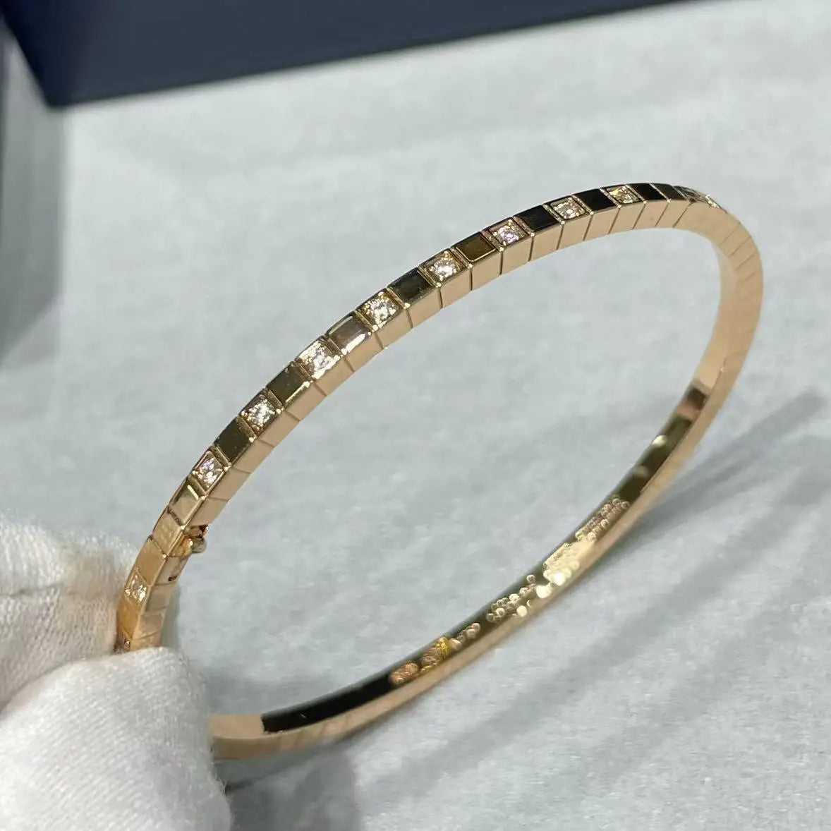 ✨2025 Gold-Filled Iced Bangle Bracelet