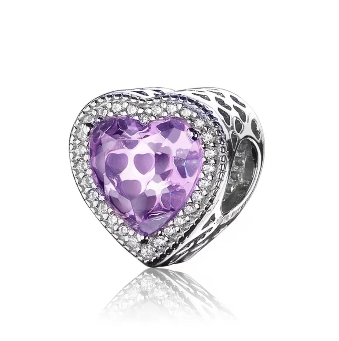 925 Sterling Silver Pink Love Potion Charm – Premium Sparkling Beads