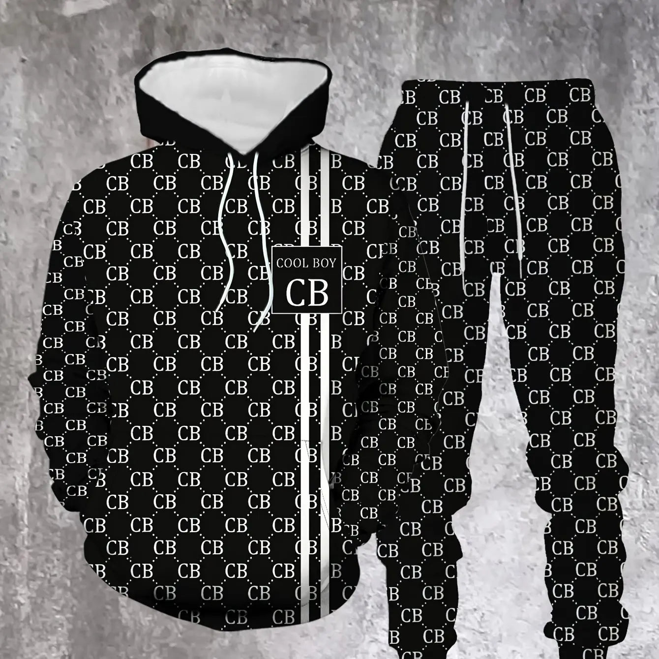 2025 Men's Designer Tracksuit – Premium Spring/Fall Two-Piece Set