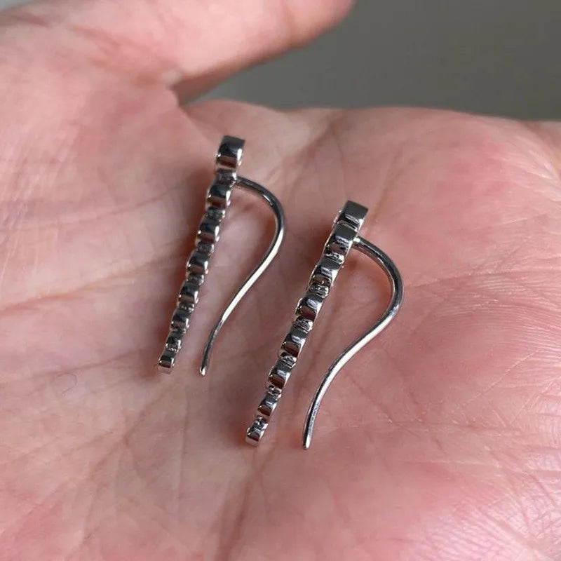 ✨Elegant Zircon Heart Hoop Earrings for Women