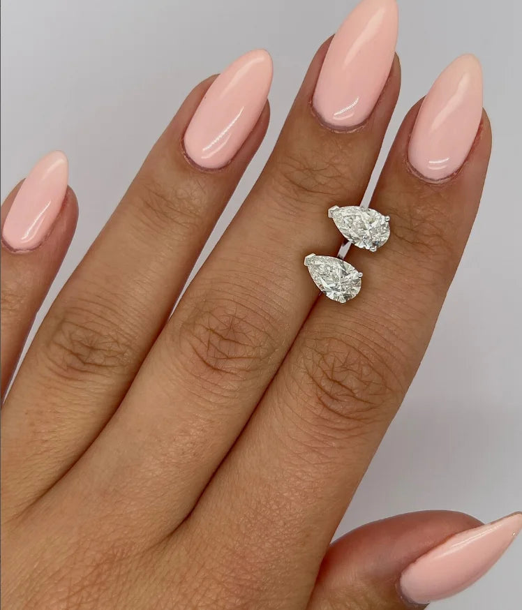 ✨ IGI Lab-Grown Diamond Stud Earrings – 0.15–2ct