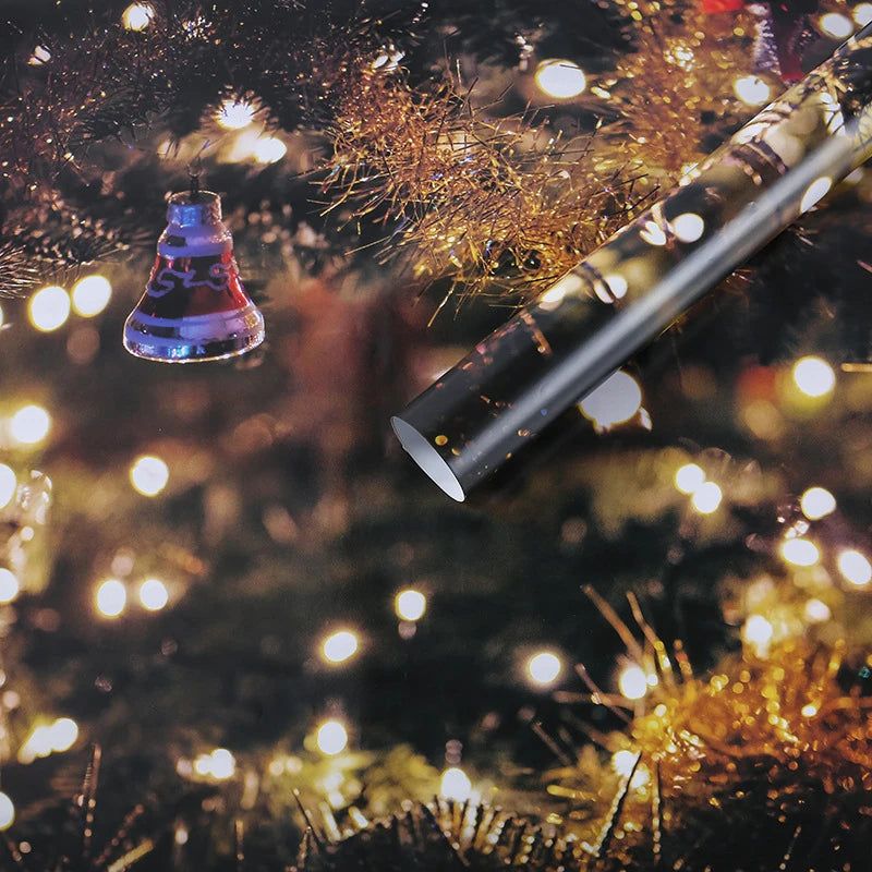 Christmas Gift Wrapping Paper – Santa &amp; Snowman Design (75×52cm)