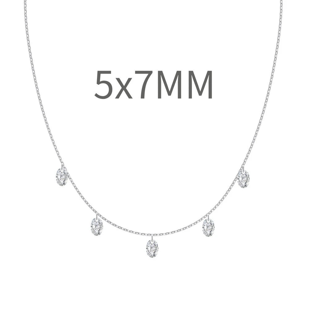 ✨ 925 Sterling Silver Sparkling Link Necklace