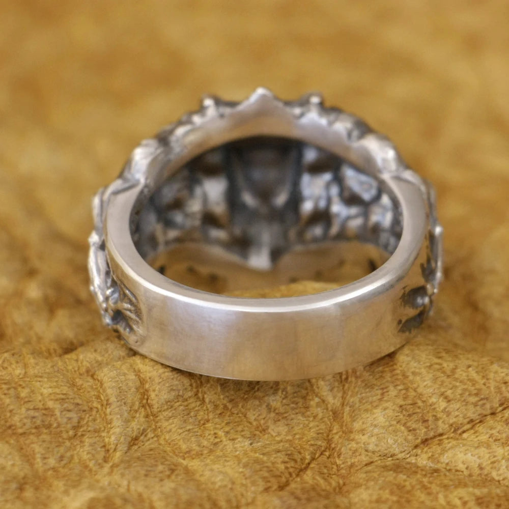 ✨925 Sterling Silver Demon Skull Ring