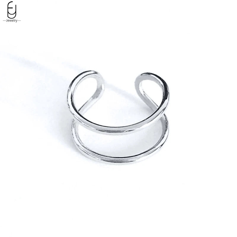 ✨Minimalist 24K Gold-Plated Ear Cuff – No Piercing Needed