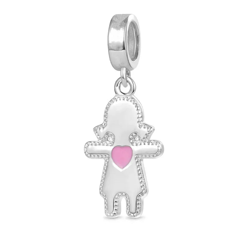 Pink Regal Crown DIY Charms – Universal Fit for Bracelets &amp; Necklaces