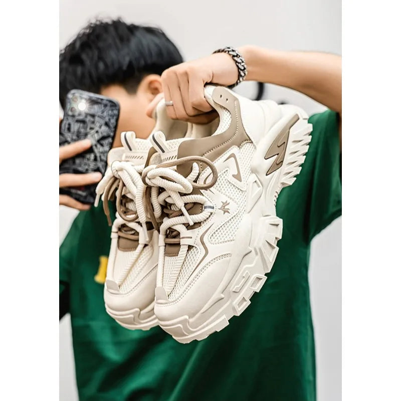 ✨ Men's Classic Elevated Sneakers – Modern Comfort