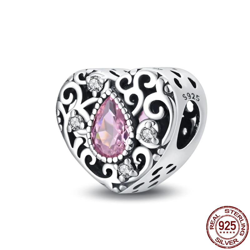 925 Sterling Silver Charm Beads – Fits Pandora Bracelets